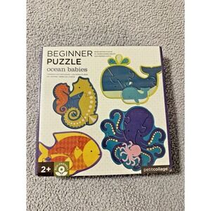 Petit Collage Beginner Puzzle Ocean Babies Brand New Box Never Opened Learning